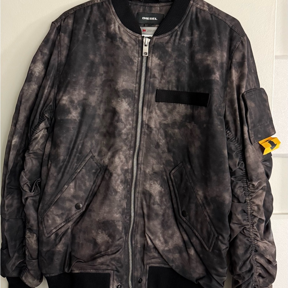 Diesel Men's Gray Bomber Jacket